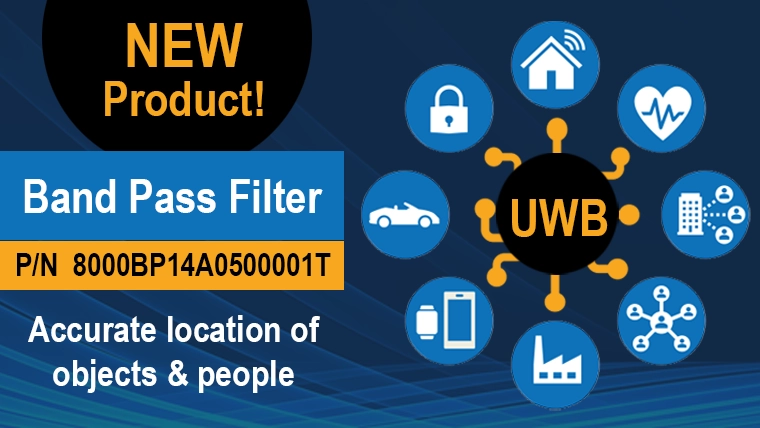 Ultra-Wideband (UWB) Channel 9 Band Pass Filter
