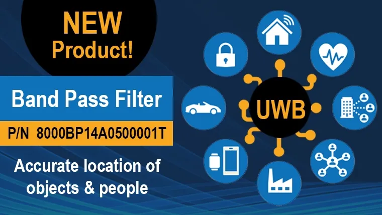 Ultra-Wideband (UWB) Channel 9 Band Pass Filter