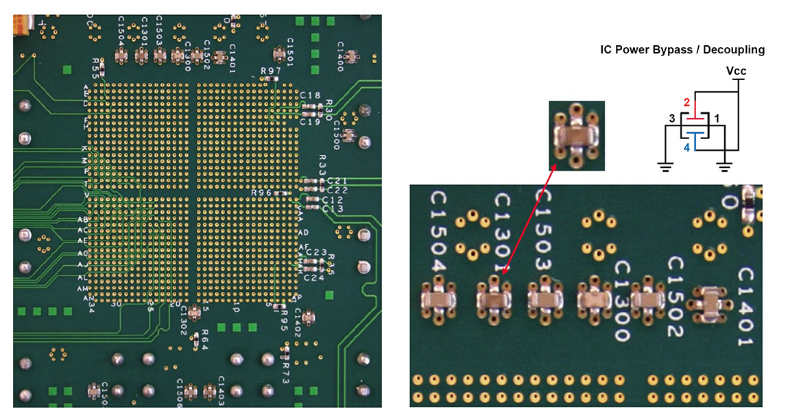 IC power bypass example