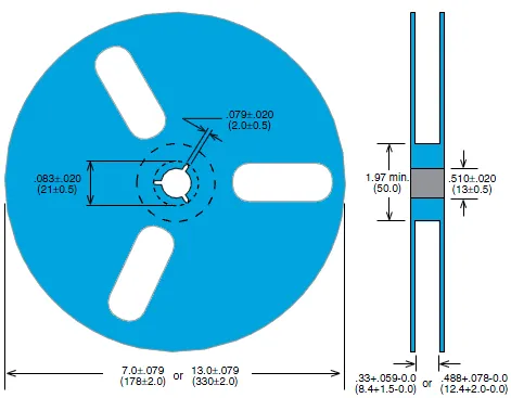 johanson-tape-and-reel-specfications