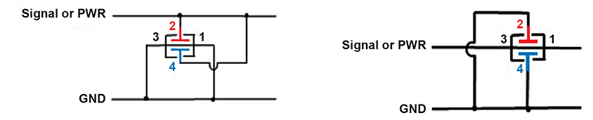 EMI Filter Single-Ended Circuit Schematic of Line